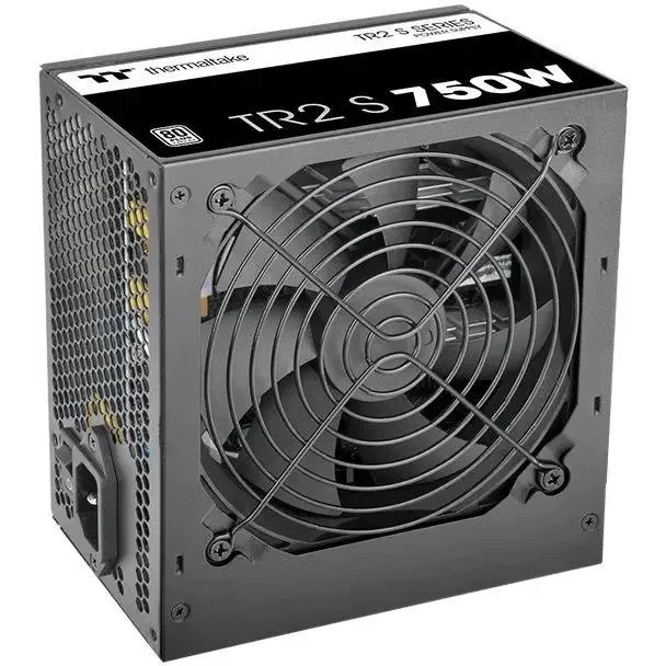 Блок питания Thermaltake ATX TR2 S, 750Вт, 80 PLUS WHITE, 120мм, черный