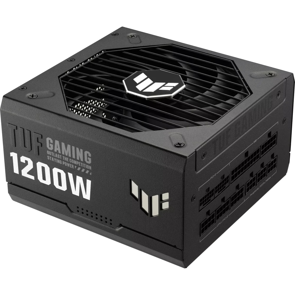 Блок питания ASUS TUF-GAMING-1200G (90YE00S0-B0NA00), 1200Вт, 80 PLUS Gold, 135мм, модульный, черный