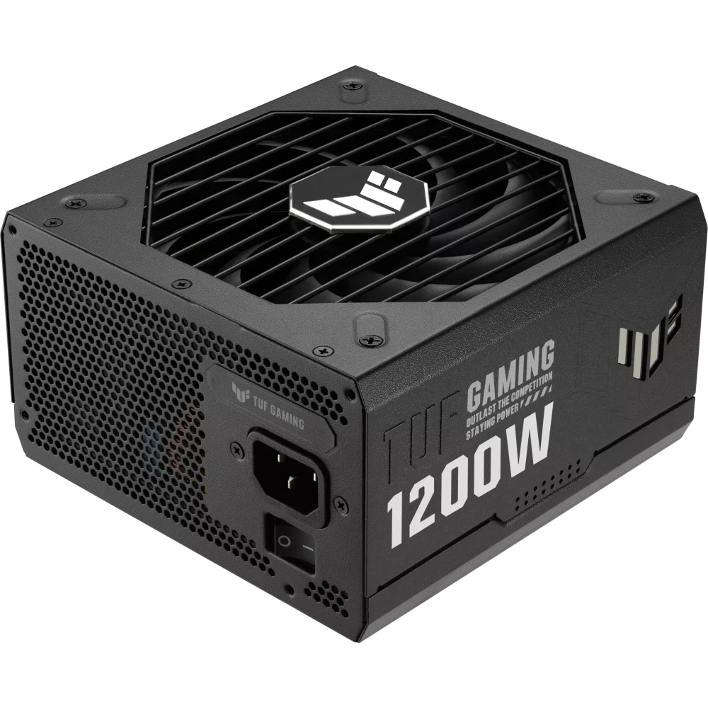 Блок питания ASUS TUF-GAMING-1200G (90YE00S0-B0NA00), 1200Вт, 80 PLUS Gold, 135мм, модульный, черный