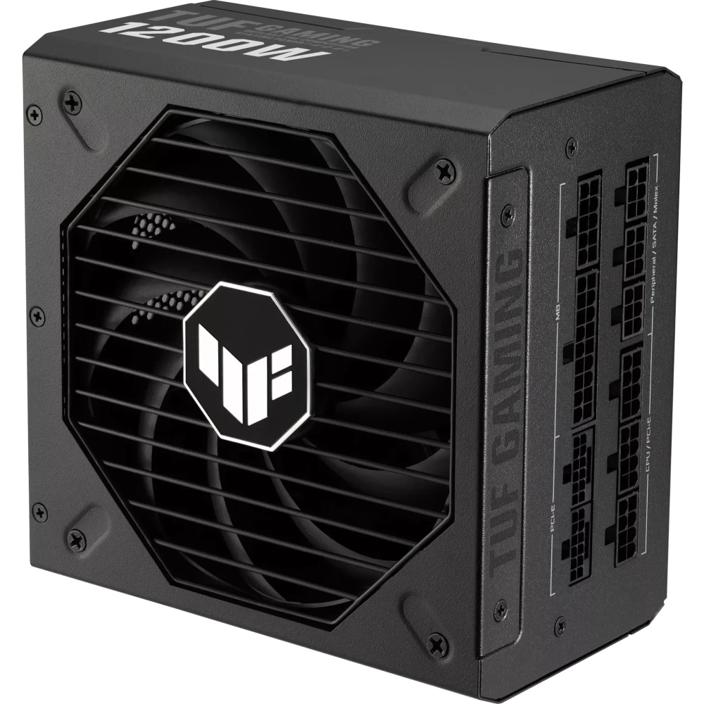 Блок питания ASUS TUF-GAMING-1200G (90YE00S0-B0NA00), 1200Вт, 80 PLUS Gold, 135мм, модульный, черный