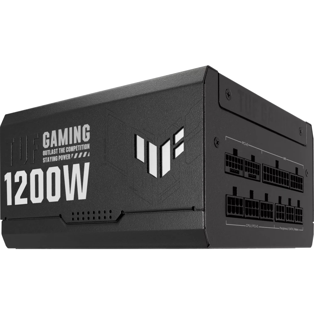 Блок питания ASUS TUF-GAMING-1200G (90YE00S0-B0NA00), 1200Вт, 80 PLUS Gold, 135мм, модульный, черный