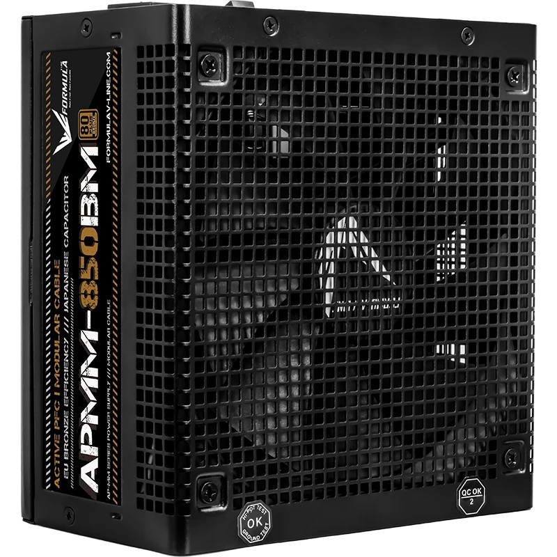 Блок питания Aerocool / Formula ATX 850W APMM-850BM 80+ bronze (20+4pin) APFC 140mm fan 6xSATA Cab M