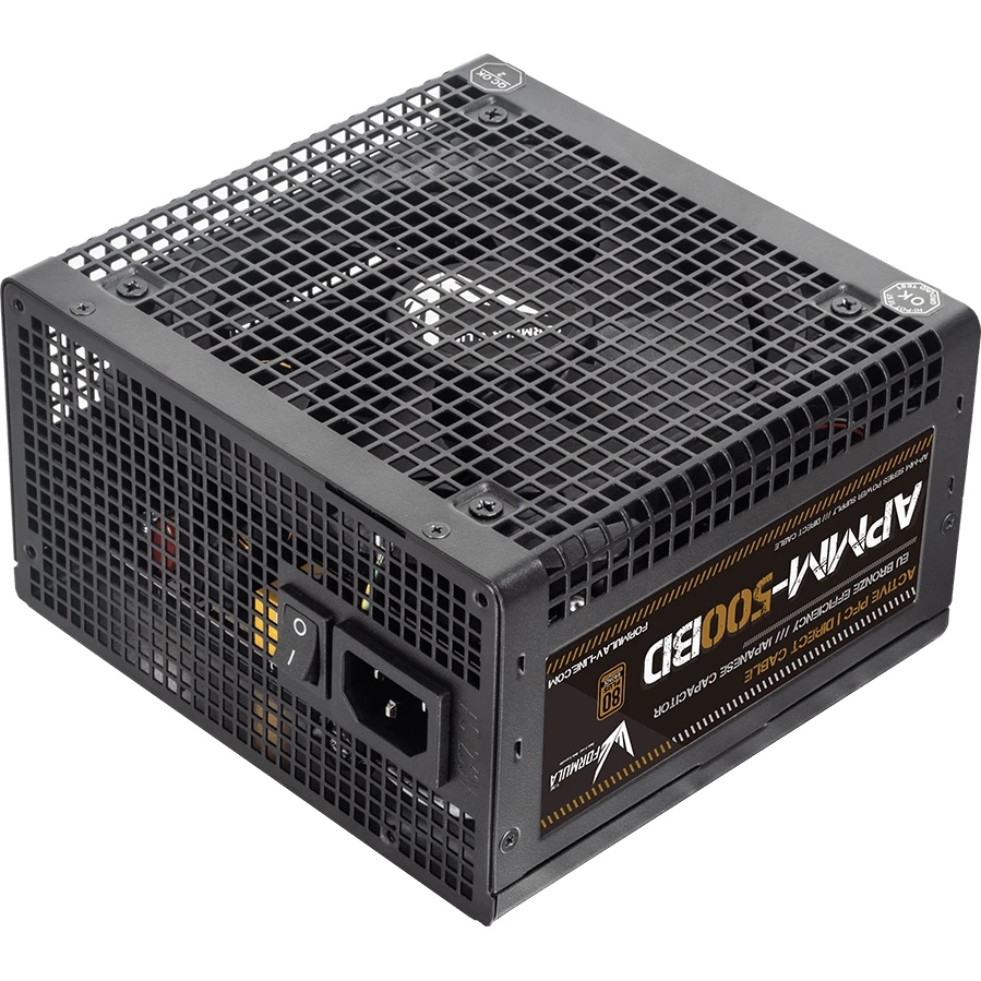 Блок питания Aerocool / Formula APMM-500BD, 500Вт, 80 PLUS Bronze, 120мм, черный