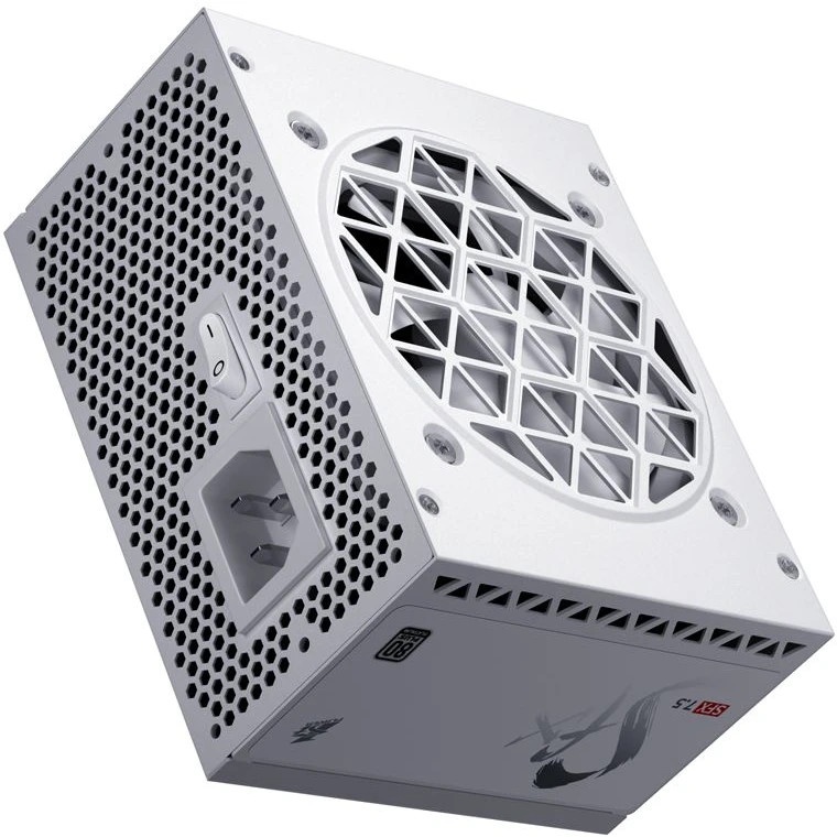 Блок питания 1STPLAYER PS-750SFX-WH, 750Вт, 80 PLUS Platinum, 80мм, модульный, белый
