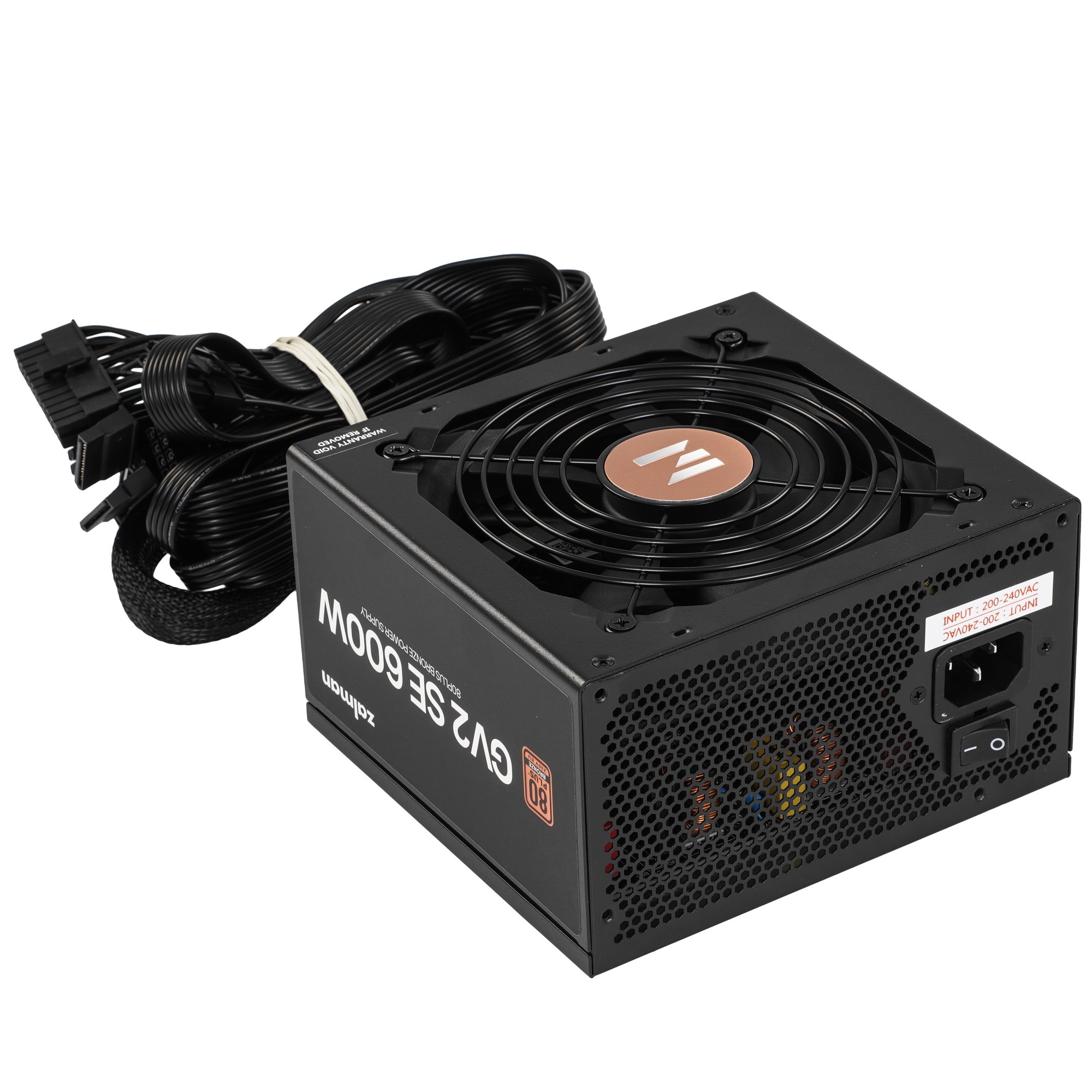 Блок питания Zalman 600W ZM600-GV2SE (ZM600-GV2SE)