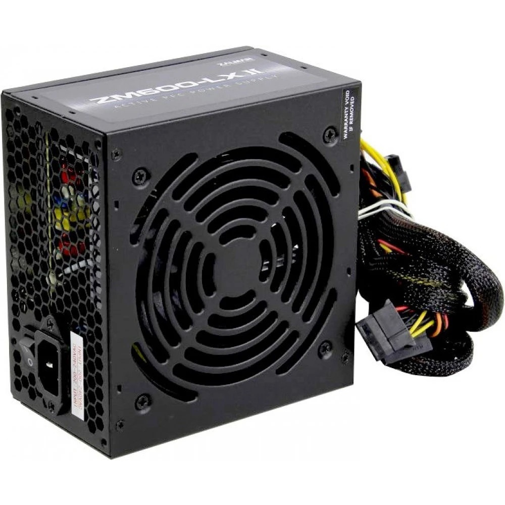 Блок питания Zalman ZM600-LXII, 600Вт, 120мм, черный