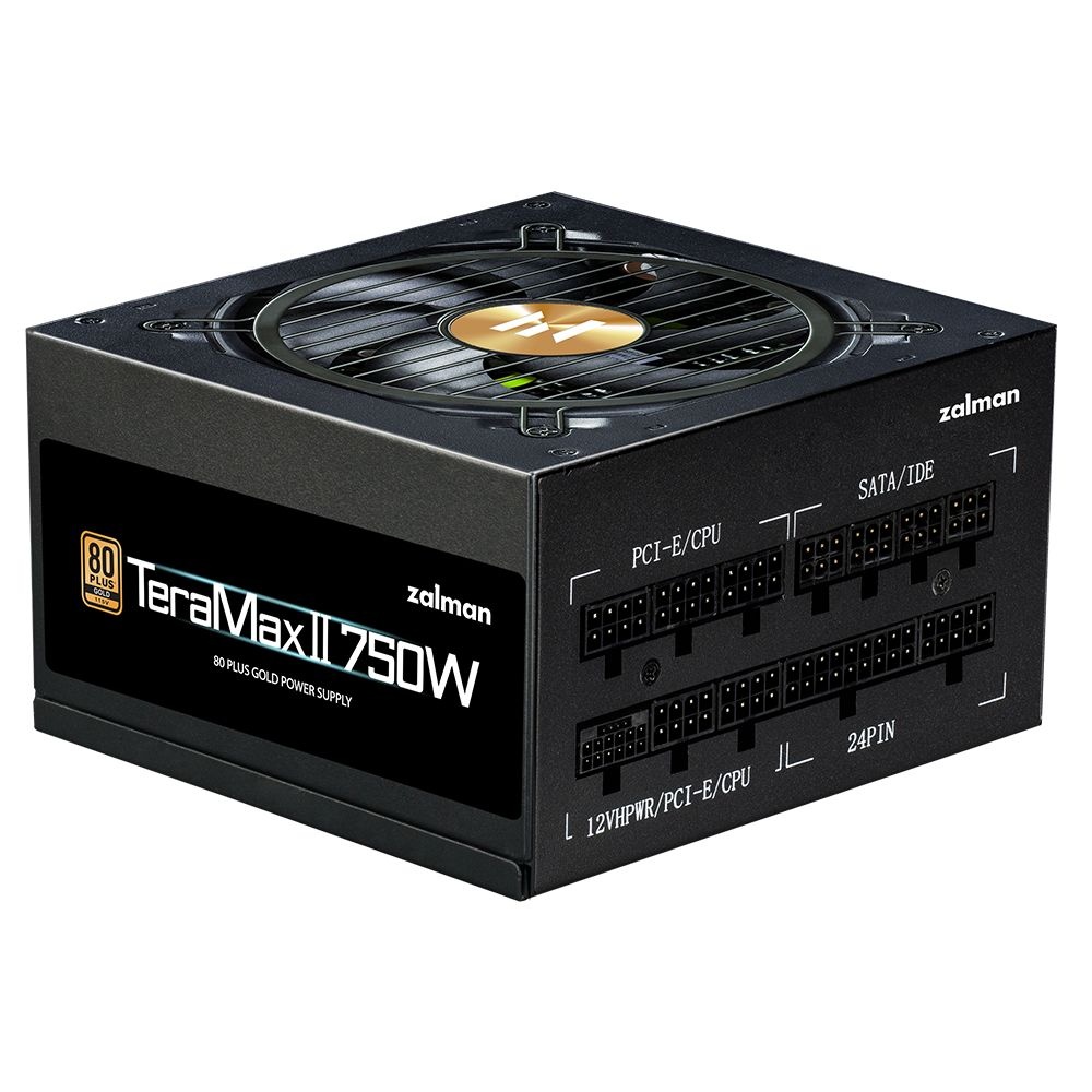 Блок питания 750W Zalman TeraMax II (ATX12V v3.0, APFC, 12cm Fan, 80+ Gold Gen5, Full Modular, Retai