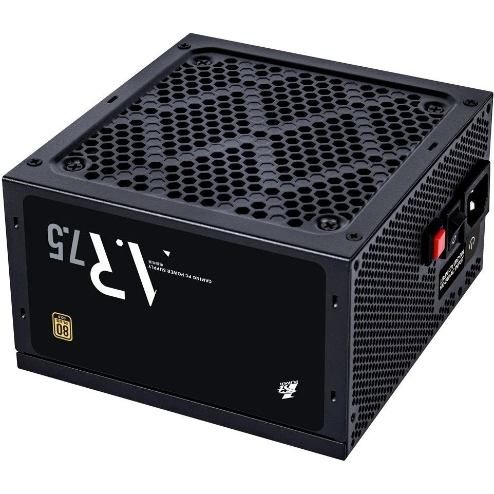 Блок питания 1STPLAYER PS-750AR, 750Вт, 80 PLUS Gold, 120мм, черный