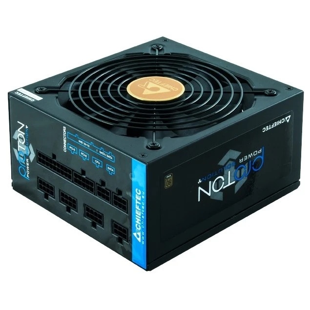 Блок питания Chieftec BDF-1000C, 1000Вт, 80 PLUS Bronze, 140мм, модульный, черный