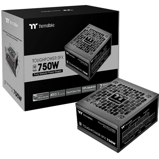 Блок питания Thermaltake SFX 750W Toughpower SFX750 Gen.5 80+ platinum (20+4pin) APFC 90mm fan 8xSAT