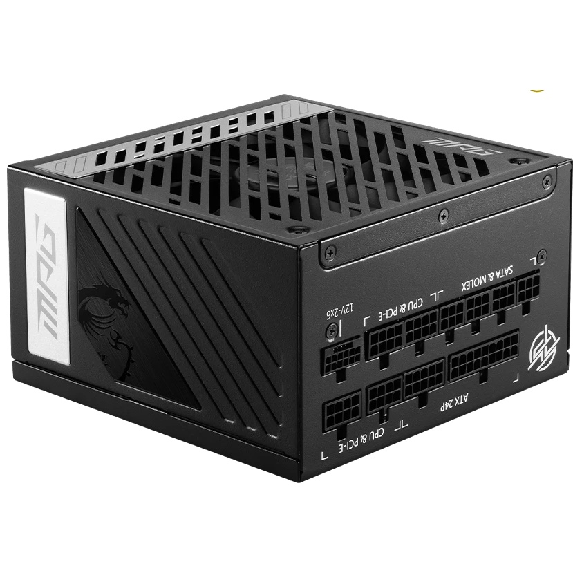 Блок питания MSI MPG A1000G 1000W, 80 PLUS Gold, полностью модульный, RTL