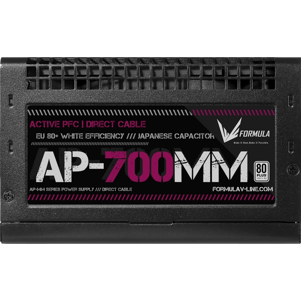 Блок питания Aerocool / Formula V Line AP-700MM, 700W, APFC, 80+, 12cm Fan