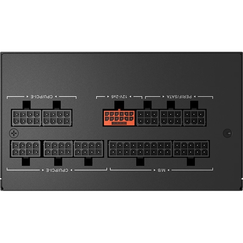 Блок питания  PCCooler P5-YN1000-G1F, 1000Вт, 80 PLUS Gold, 135мм, модульный, черный