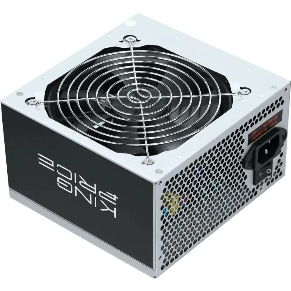 Блок питания KingPrice KPPSU500 ATX 500W (20+4pin) 120mm fan 4xSATA