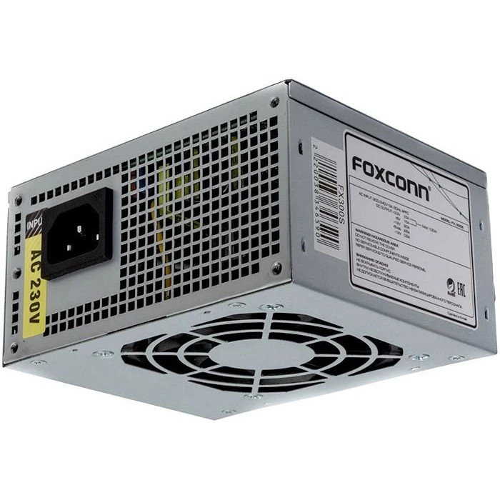 Блок питания Foxconn FX-300S, 300Вт, 80мм, серый