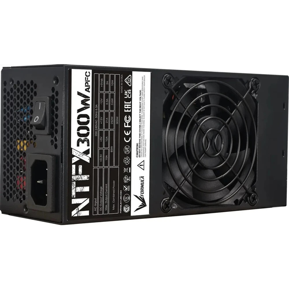 Блок питания Aerocool / Formula TFX 300W NTFX-300 (20+4pin) APFC 80mm fan 2xSATA Cab Manag RTL