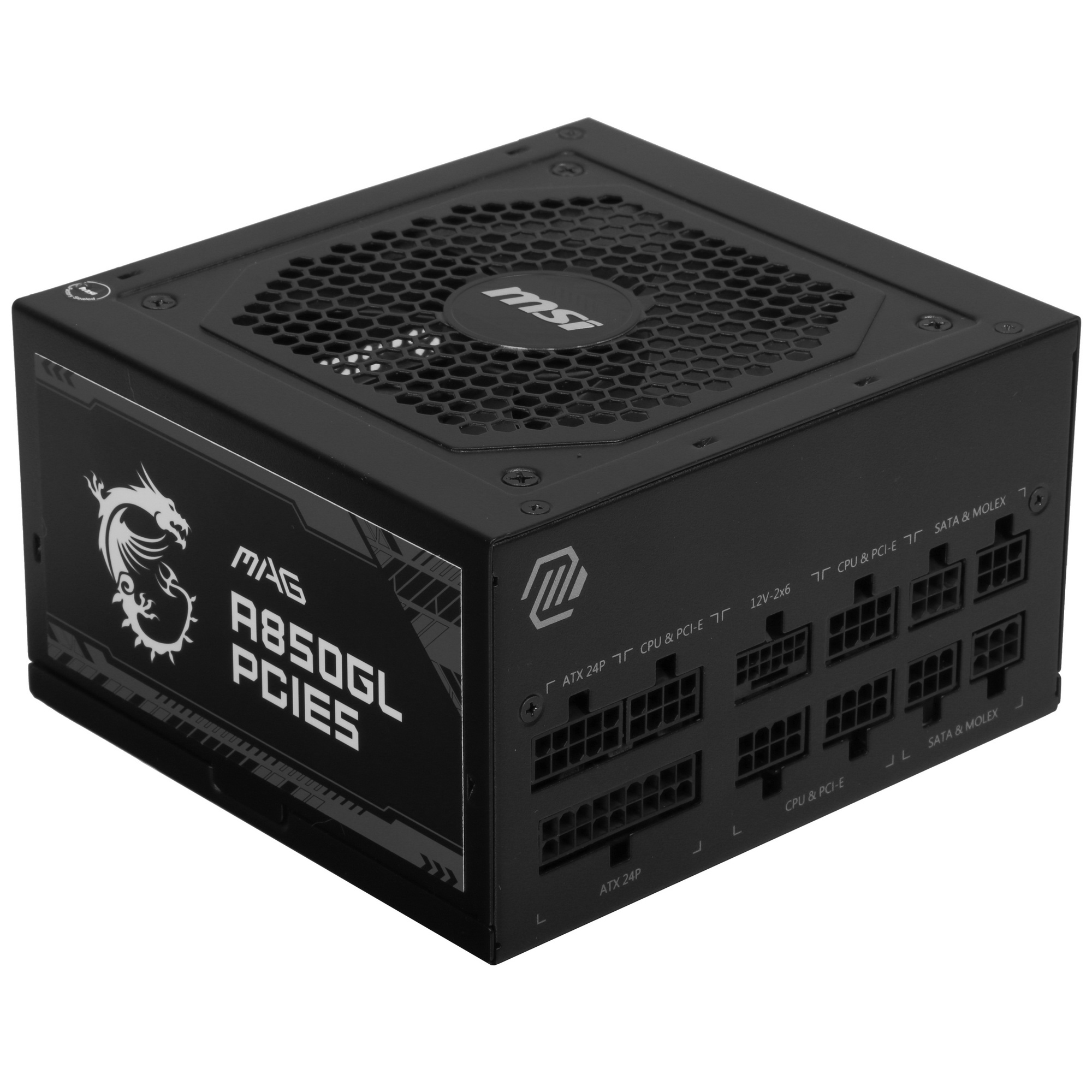Блок питания MSI MAG A850GL PCIE5 , 850W, 80+ Gold, полностью модульный, ATX 3.0, PCIE5