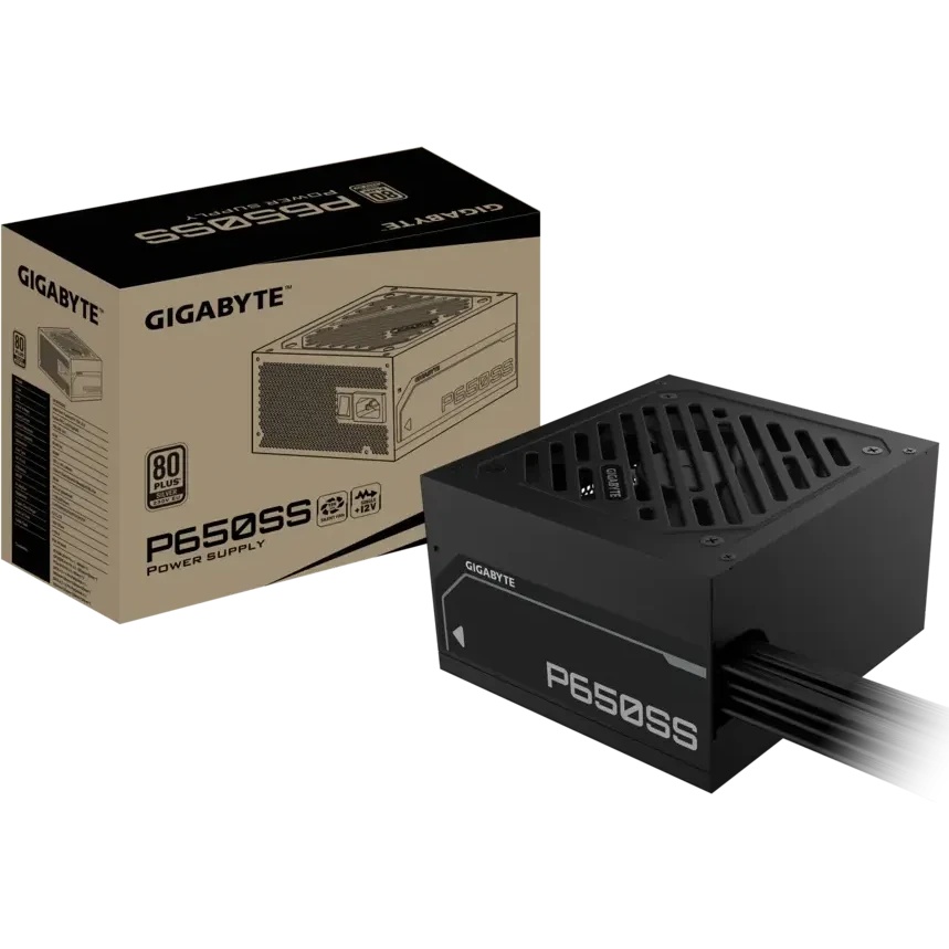 Блок питания Gigabyte ATX 650W GP-P650SS 80 PLUS  silver (20+4pin) APFC 120mm fan 5xSATA RTL