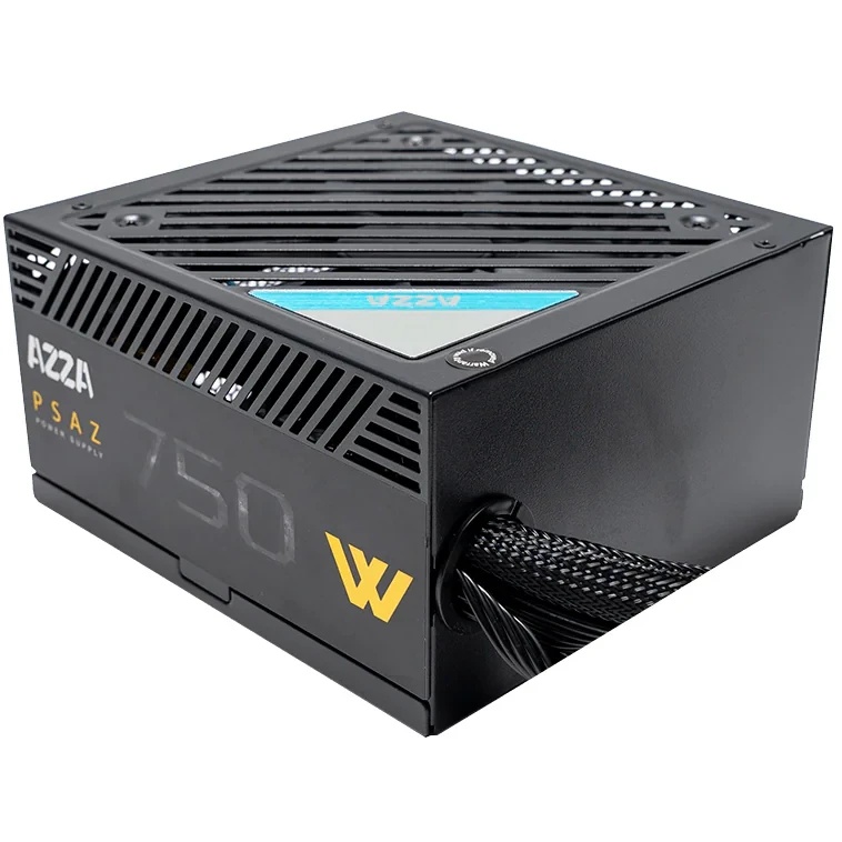 Блок питания, Azza, PSAZ-750W, 750Вт, 80 PLUS bronze, 120мм, черный