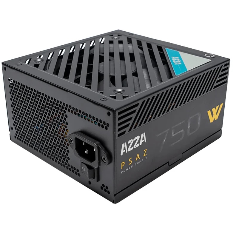 Блок питания, Azza, PSAZ-750W, 750Вт, 80 PLUS bronze, 120мм, черный