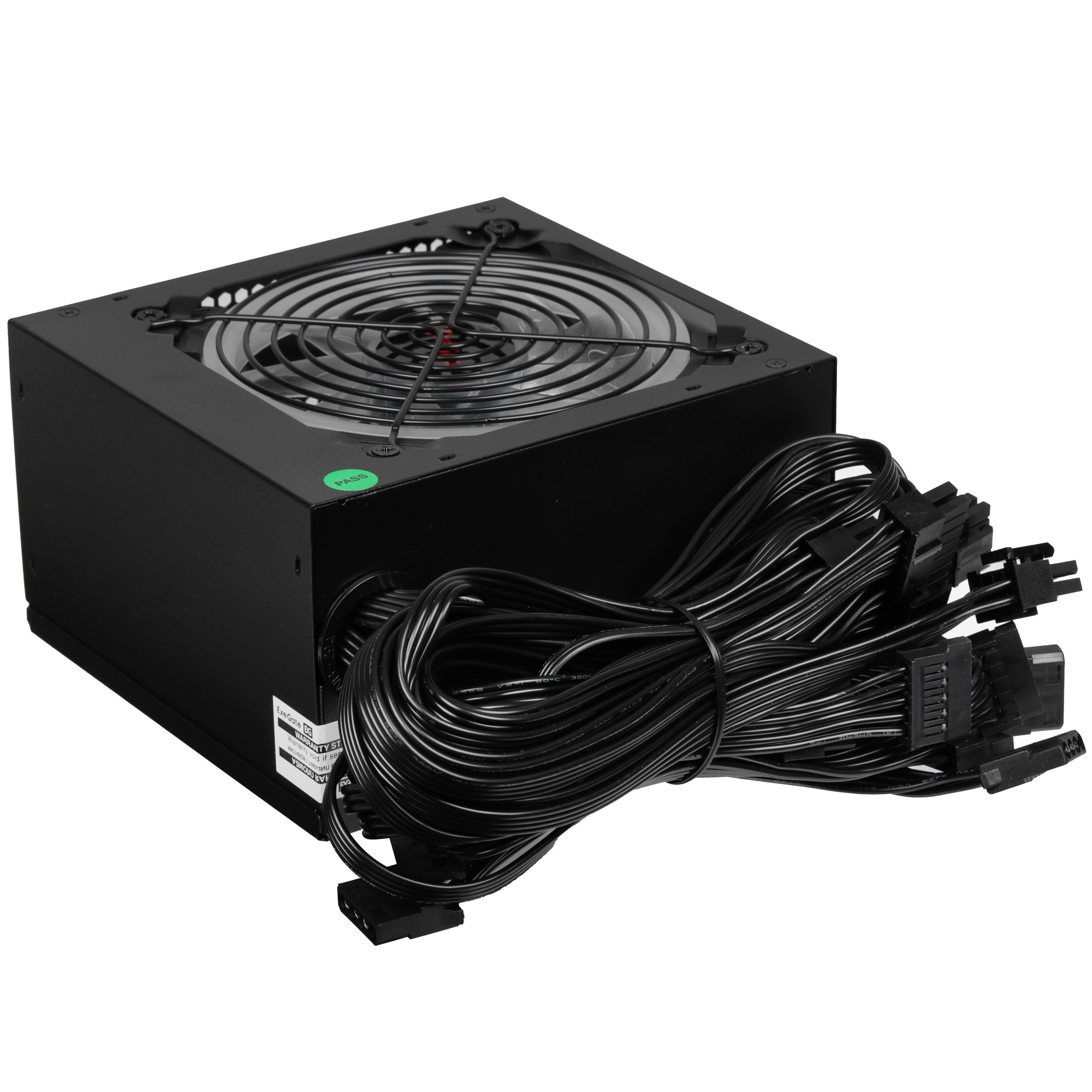 Блок питания ExeGate EVO800-LT (EX289069RUS), 800Вт, 120мм, модульный, черный