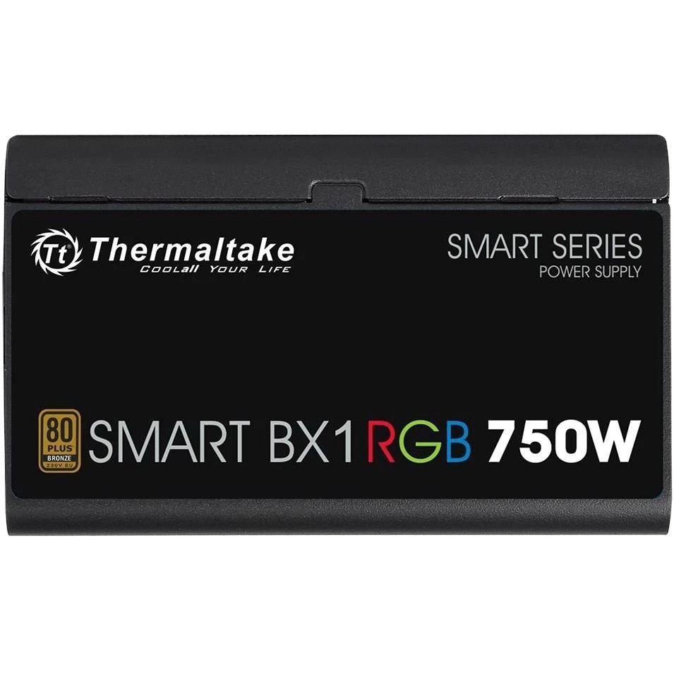 Блок питания Thermaltake Smart PS-SPR-0750NHSABE-1, 750Вт, 80 PLUS Bronze, 120мм, черный