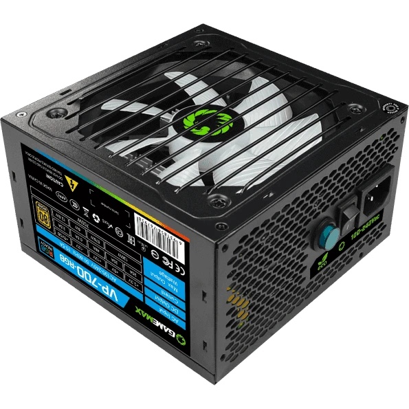 Блок питания GameMax VP-700-RGB 80 PLUS  ATX 700W, Ultra quiet