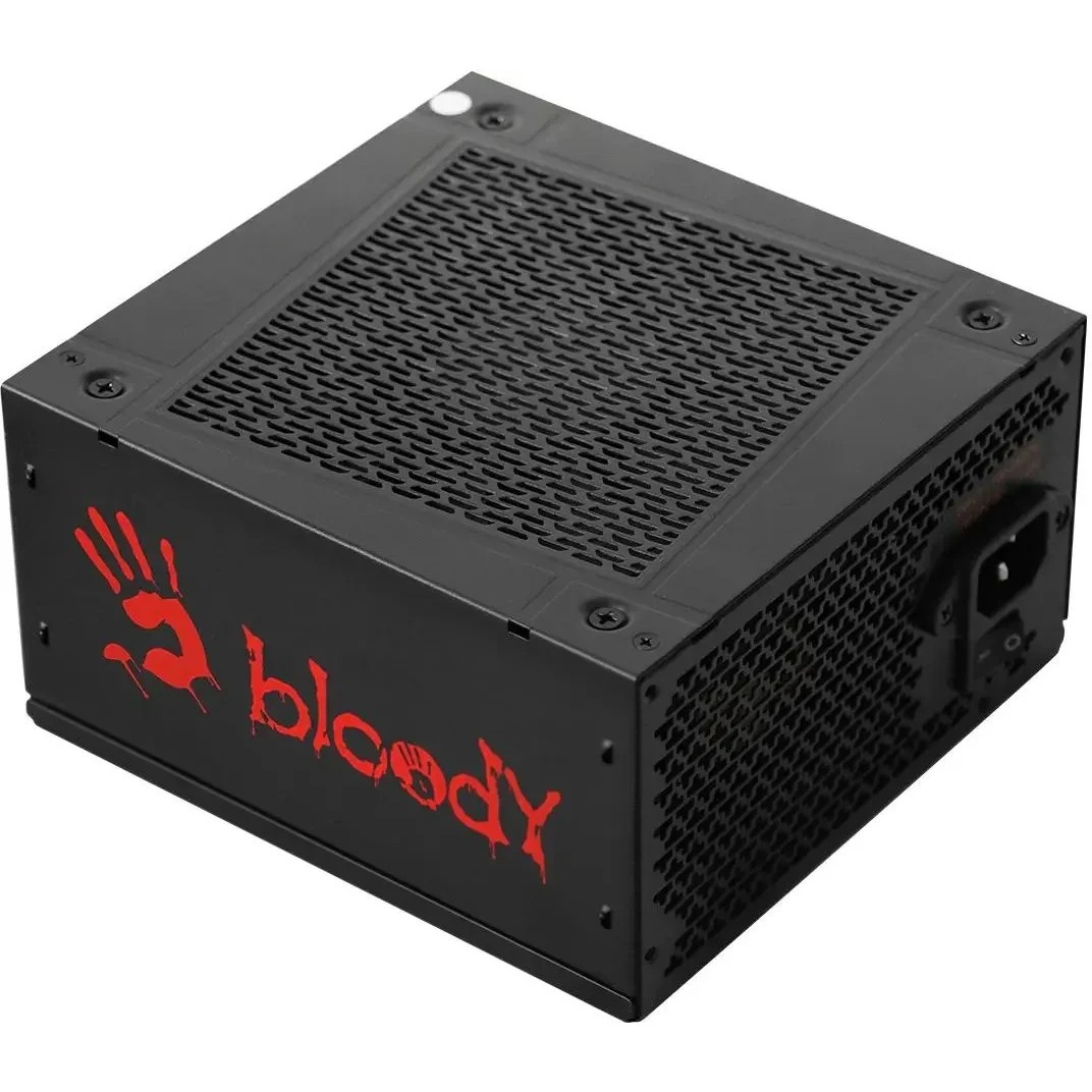 Блок питания Bloody BD-PS1000G, 1000Вт, 80 PLUS Gold, 140мм, модульный, черный