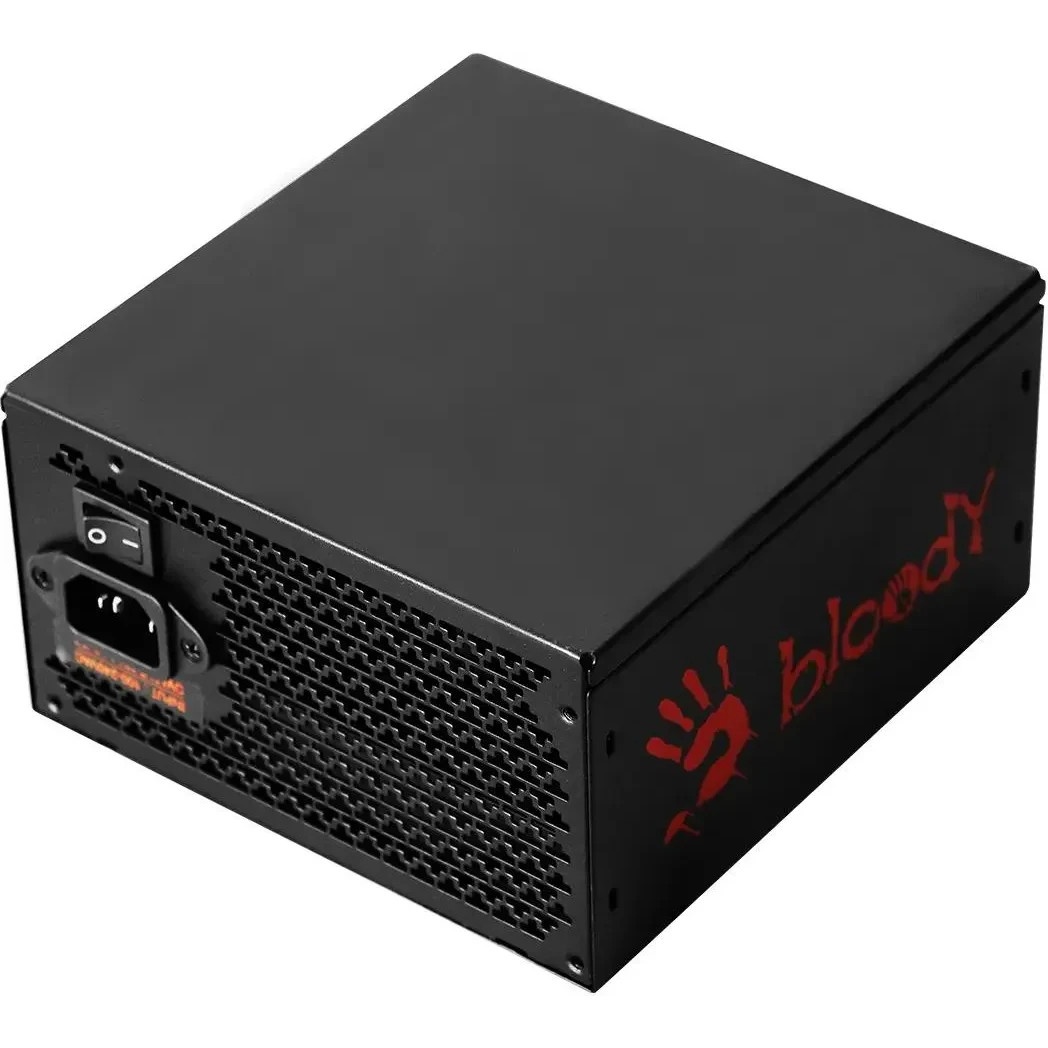 Блок питания Bloody BD-PS1000G, 1000Вт, 80 PLUS Gold, 140мм, модульный, черный