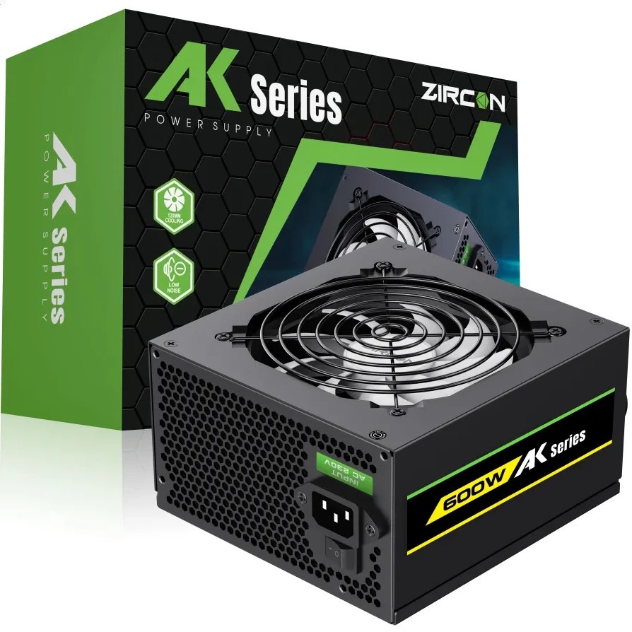 Блок питания ZIRCON AK-600 ATX 600W