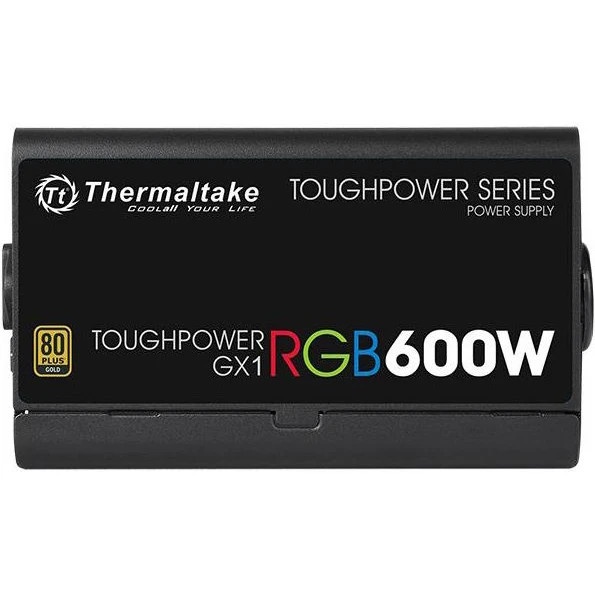 Блок питания Thermaltake Toughpower GX1 RGB PS-TPD-0600NHFAGE-1, 600Вт,80 PLUS Gold, 120мм. черный