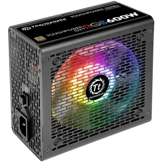 Блок питания Thermaltake Toughpower GX1 RGB PS-TPD-0600NHFAGE-1, 600Вт,80 PLUS Gold, 120мм. черный