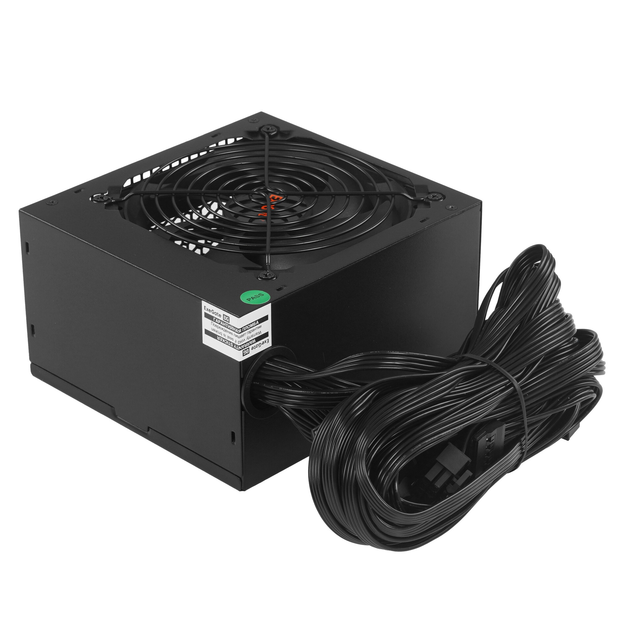 Блок питания ExeGate 600PPH-LT-OEM (EX282044RUS-OEM), 600Вт, 80 PLUS, 120мм, черный
