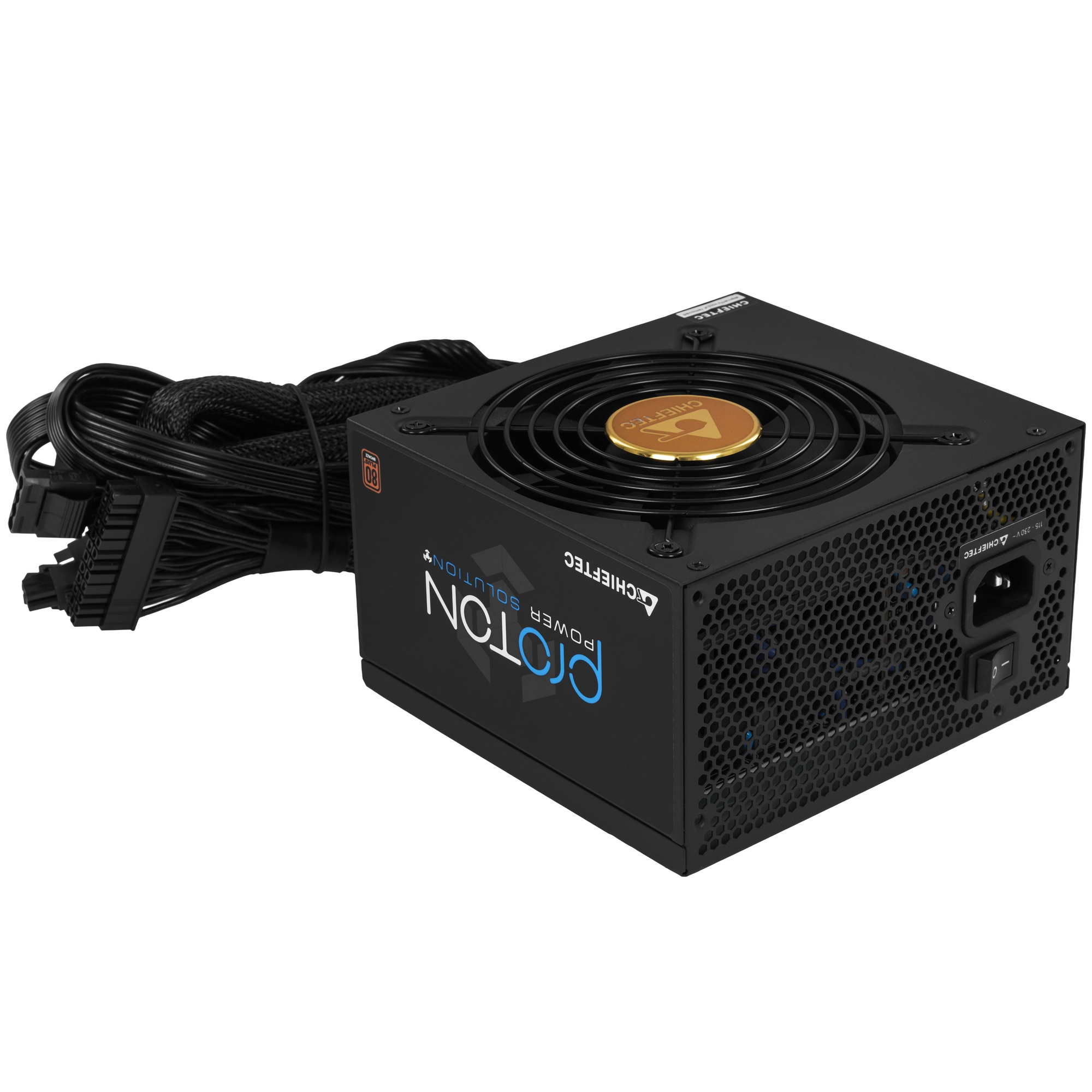 Блок питания Chieftec Proton BDF-500S OEM, 500Вт, 80 PLUS Bronze, 120мм, черный