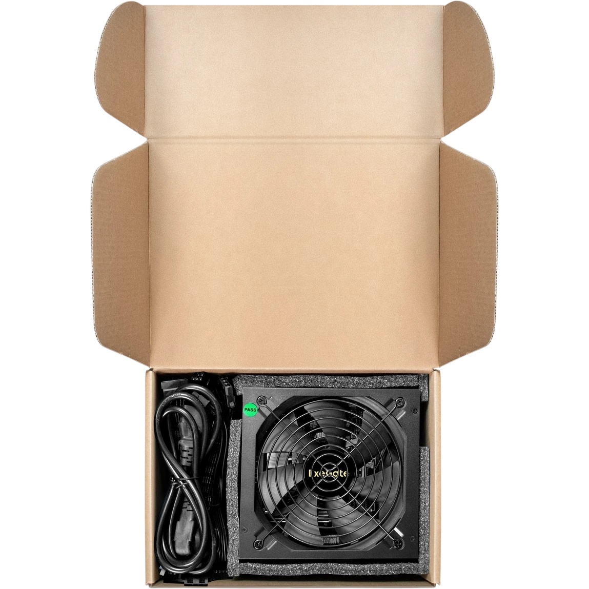 Блок питания ExeGate 500PPH-OEM (EX280577RUS-OEM), 500Вт, 80 PLUS, 120Вт, черный