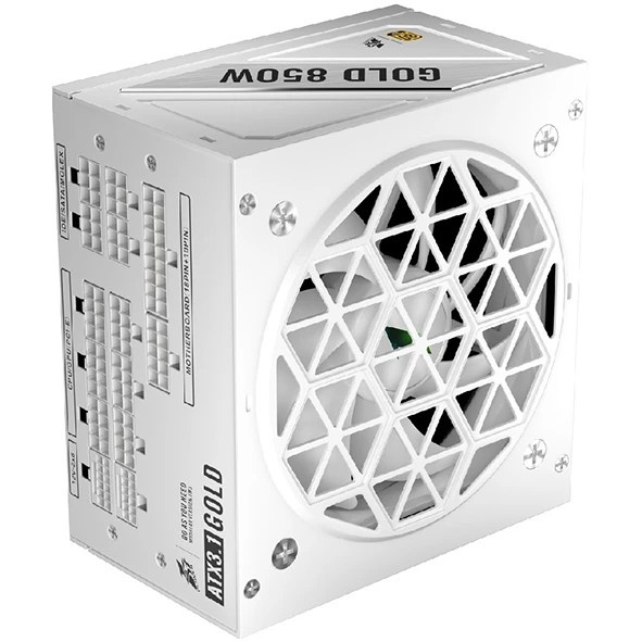 Блок питания 1STPLAYER NGDP HA-850BA4-WH, 850Вт, 80 PLUS Gold, 120мм, модульный, белый