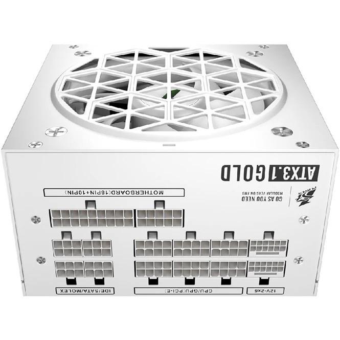 Блок питания 1STPLAYER NGDP HA-850BA4-WH, 850Вт, 80 PLUS Gold, 120мм, модульный, белый