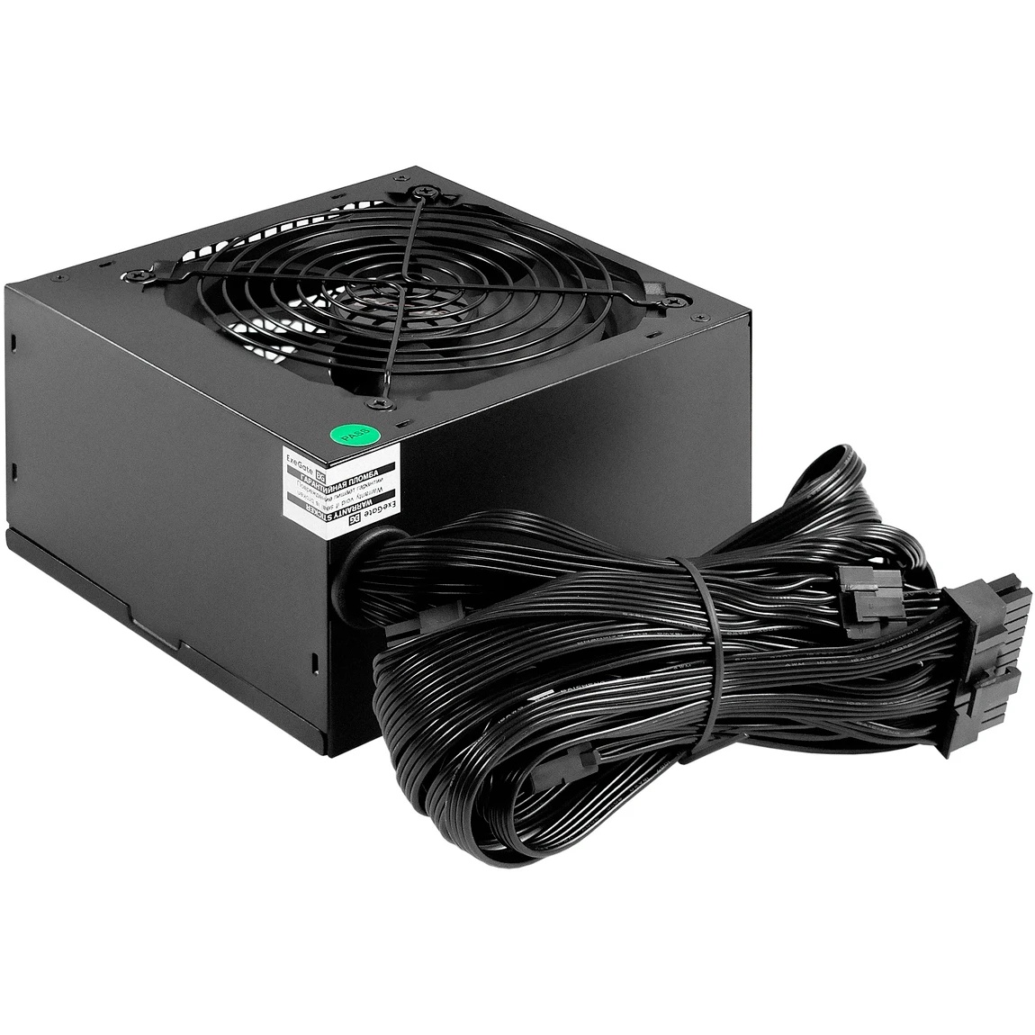 Блок питания 450W ExeGate 80 PLUS® Bronze 450PPH (ATX, APFC, КПД 88% (80 PLUS Bronze), 12cm fan, 24p