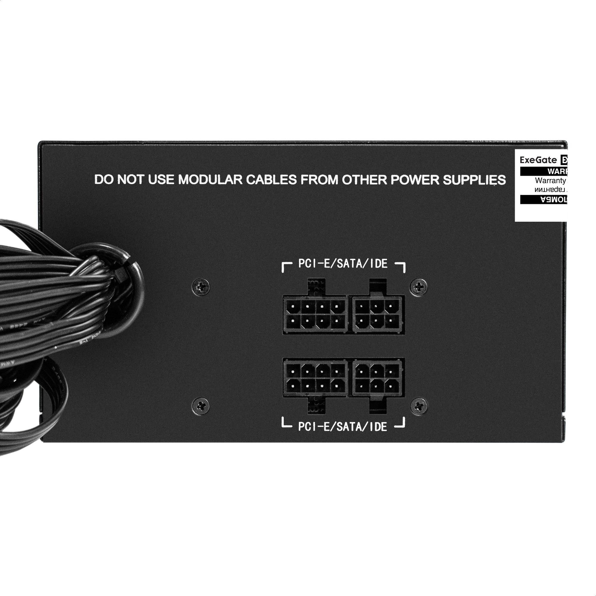 Серверный БП 1200W ExeGate ServerPRO-1200PAS (ATX, APFC, КПД 82% (80 PLUS), 12cm fan, 24pin, 2(4+4)p