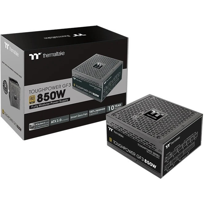Блок питания Thermaltake Toughpower GF3 850 TPD-0850AH3FCG 850W, 80 Plus Gold, Fully Modular (12+4 p