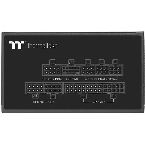 Блок питания Thermaltake PS-TPD-0850FNFAPE-3, 850Вт, 80 PLUS Platinum, 120мм, модульный, черный