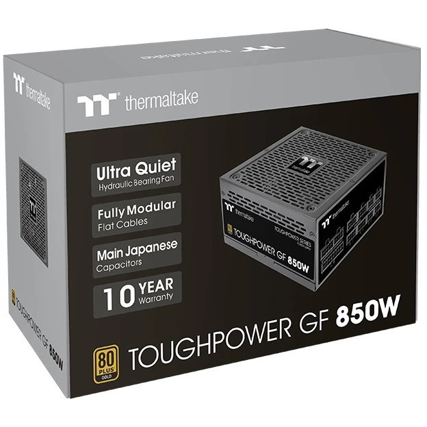 Блок питания Thermaltake Toughpower 850 TTP-850AH3FCG-B 850W, 80 Plus Gold, полностью модульный