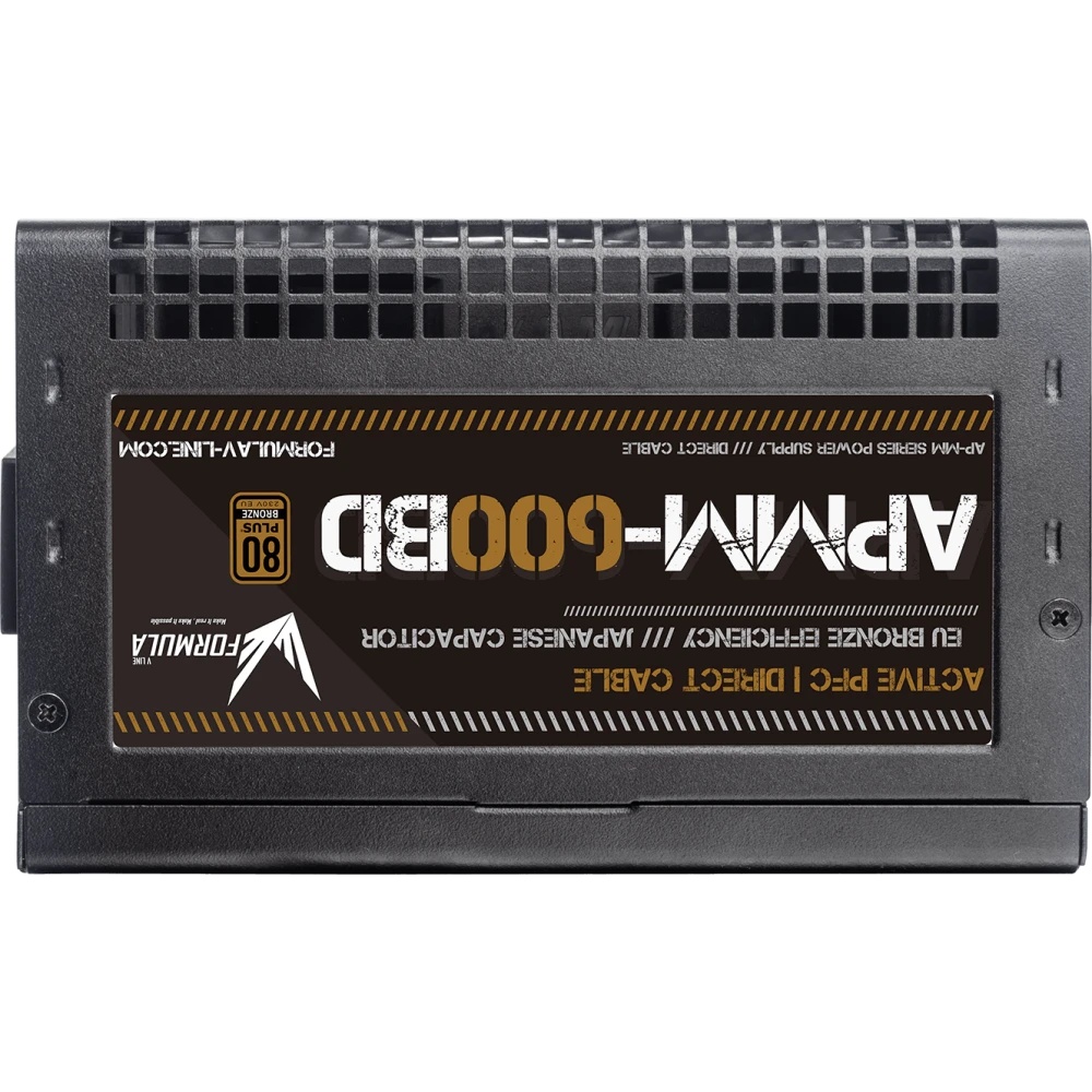 Блок питания Aerocool / Formula APMM-600BD, 600Вт, 80 PLUS Bronze, 120мм, черный
