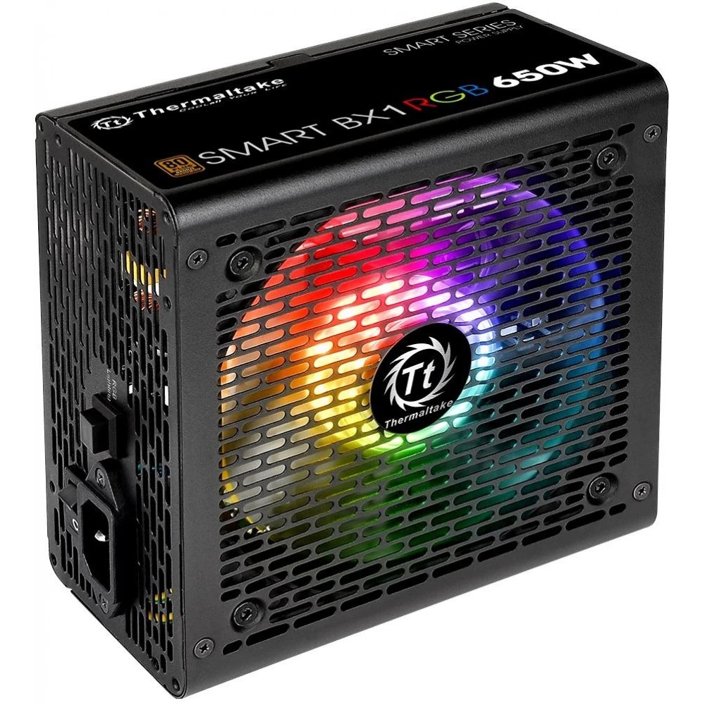 Блок питания Thermaltake Smart PS-SPR-0650NHSABE-1, 650Вт, 80 PLUS Bronze, 120мм, черный