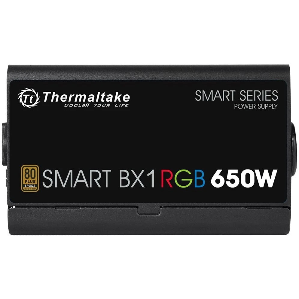 Блок питания Thermaltake Smart PS-SPR-0650NHSABE-1, 650Вт, 80 PLUS Bronze, 120мм, черный