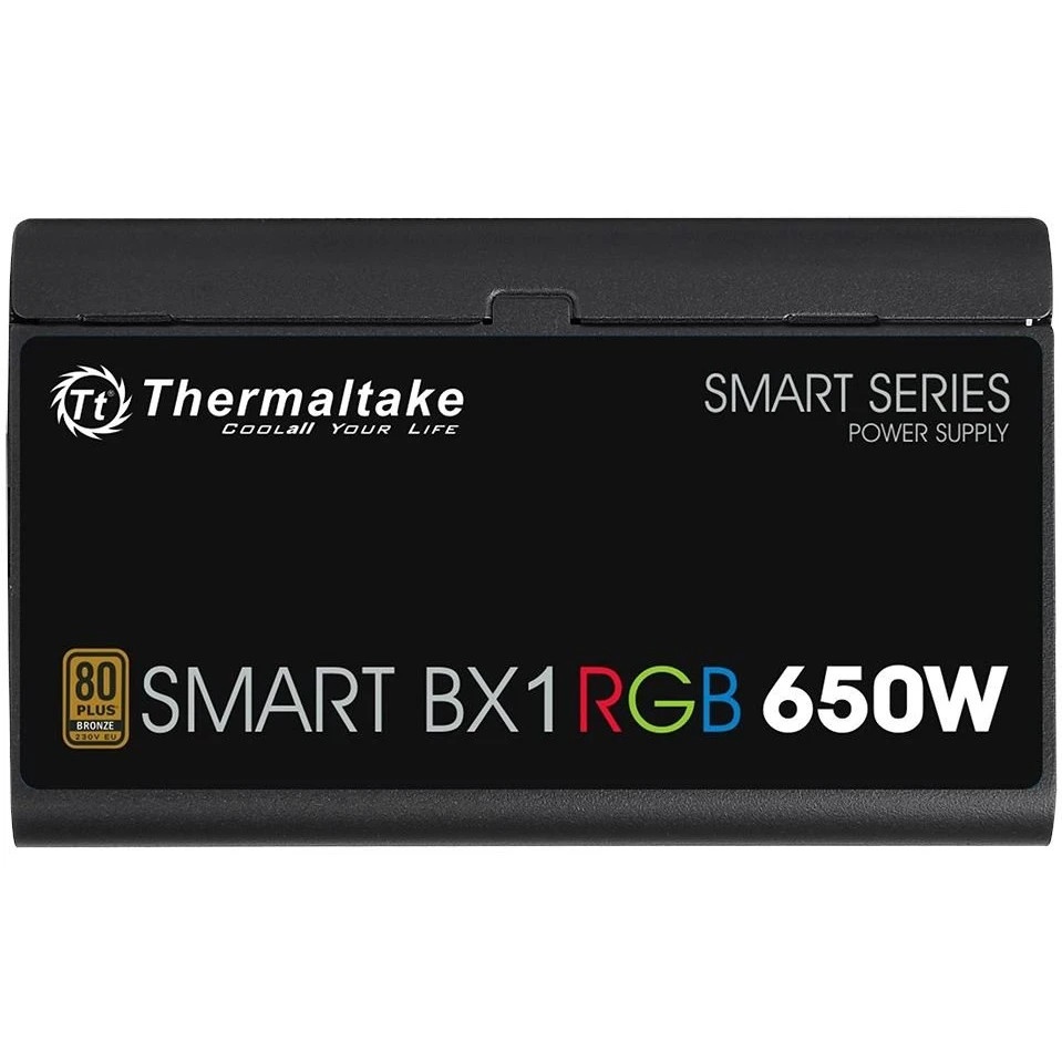 Блок питания Thermaltake Smart PS-SPR-0650NHSABE-1, 650Вт, 80 PLUS Bronze, 120мм, черный