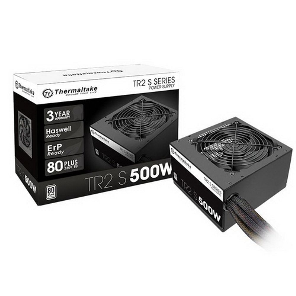 Блок питания Thermaltake TR2 S (PS-TRS-0500NPCWEU-2), 80 PLUS, 120мм, черный