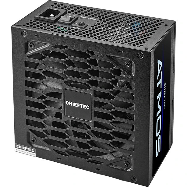 Блок питания Chieftec Atmos CPX-850FC, 850Вт, 80 PLUS Gold, 135мм, модульный, черный