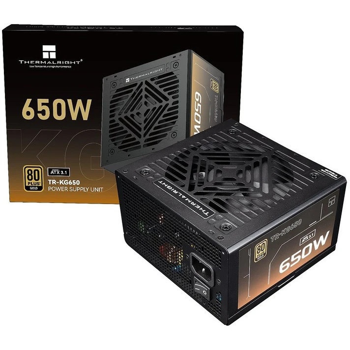 Блок питания Thermalright, 650W 80+ Gold (ATX, 3.1, Full modular, 1x24(20+4)pin, 2xCPU 8(4+4)pin, 2x