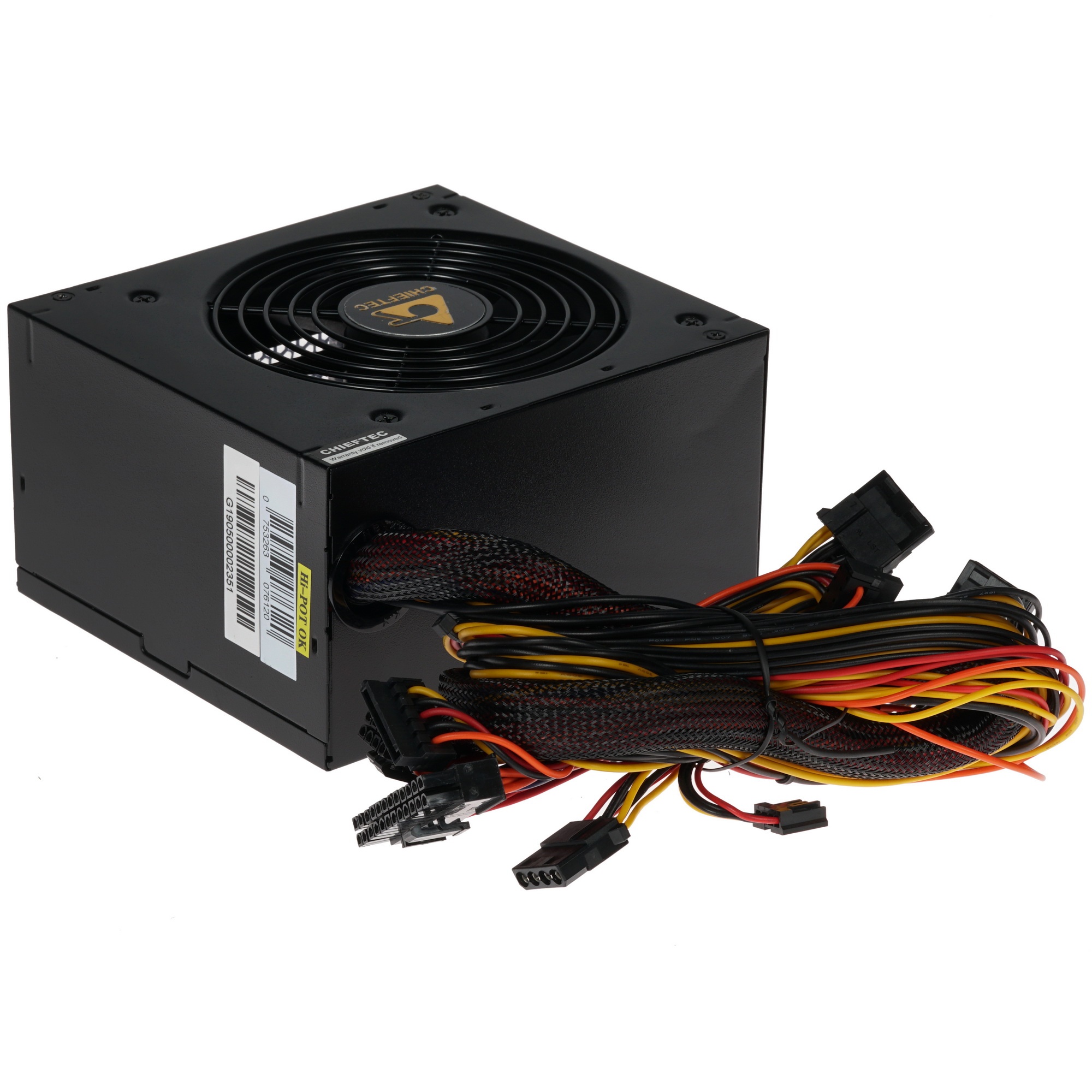 Блок питания Chieftec Core BBS-500S (ATX 2.3, 500W, 80 PLUS GOLD, Active PFC, 120mm fan) Retail